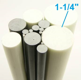 1-1/4" OD Round Solid Rod - Max-Gain Systems, Inc.