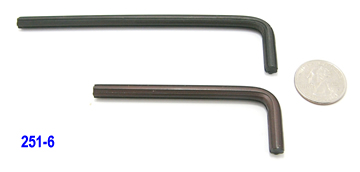 0.251", 6-flute Spline tools