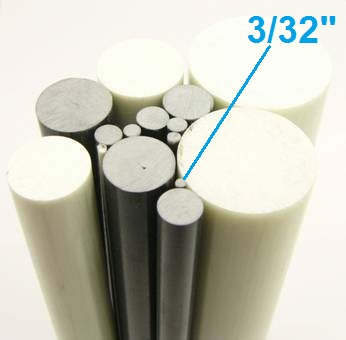 3/32" OD Round Solid Rod 1 - Max-Gain Systems, Inc.