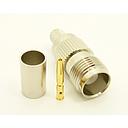 TNC-female, cable end, crimp-on for RG-223 RG-59 LMR-240 and RG-8X mini 8 (P/N: 7406-8X)