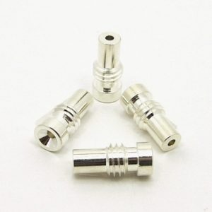 Reducer for UHF-male and N-male solder-on connectors, Silver plated, UG-174 (P/N: 7506-S)