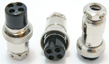 4-pin microphone plug cable end (P/N: 9304-CABLE)