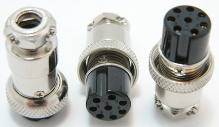 8-pin microphone plug cable end (P/N: 9308-CABLE)