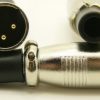 XLR male, cable end, 3 pins, Mic Plug (P/N: 9400)