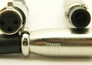 XLR female, cable end, 3 pins, Mic Plug (P/N: 9410)