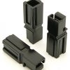 Power Pole Housing (BLACK) for 15, 30, and 45 amp contacts. Good for Wire Gauges 10-18 (P/N: 9601-B)