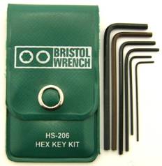 HS-206 - Bristol Hex L-Key Kit