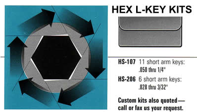 HS-206 - Bristol Hex L-Key Kit