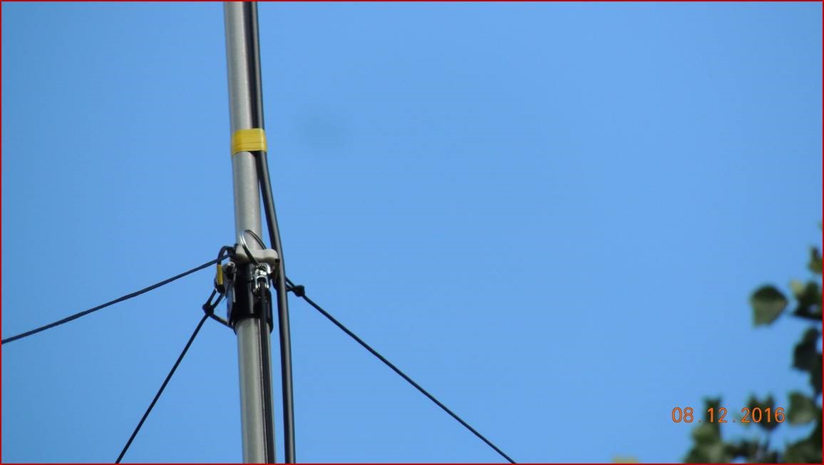 ROHN Clamp & Guy Ring up to 1-1/4" Mast Push-up /5'/10' pole TV Ham UHF FM VHF 