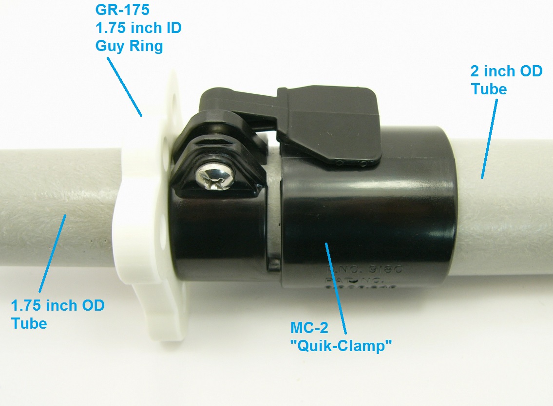 "Quik-Clamp" Telescoping Tube Clamps - Max-Gain Systems, Inc. Clamps For Telescoping Tubes