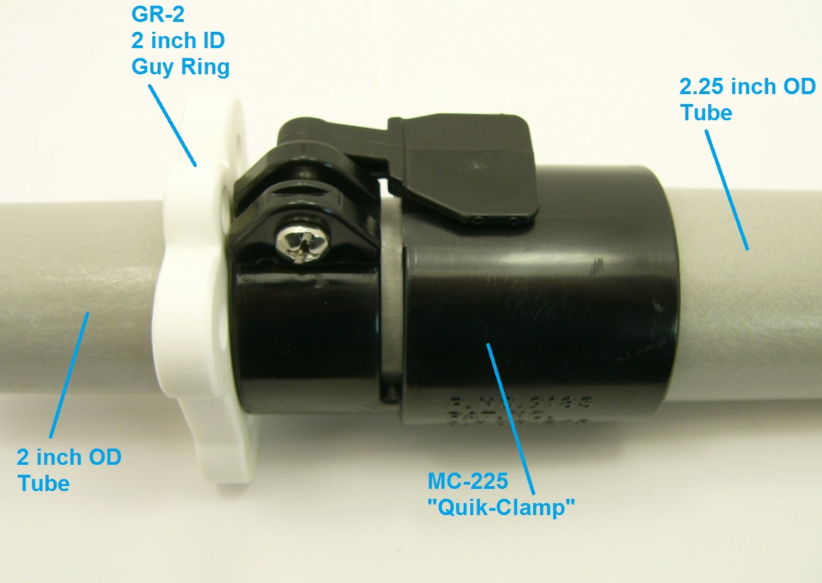"Quik-Clamp" Telescoping Tube Clamps - Max-Gain Systems, Inc. Quik Clamp Telescoping Tube Clamps