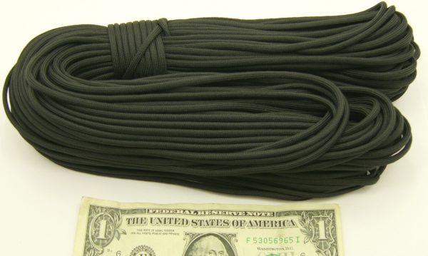 1/8 inch, Black Dacron Guy Rope