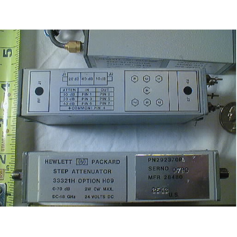 HP 33321H Programmable Step Attenuator 70db Dc-18ghz for sale online 