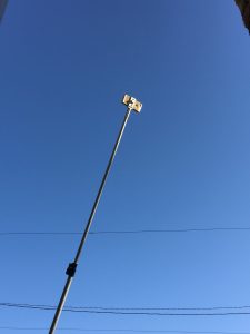 Cell Phone Camera in use in a phone adapter on a Camera Pole