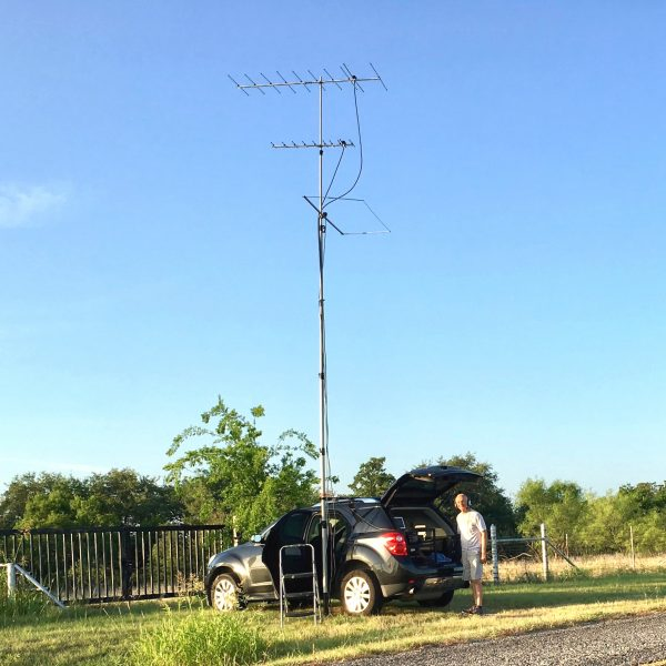 K5ND ARRL contest rig Drive On Mount and Heavy Duty Mast