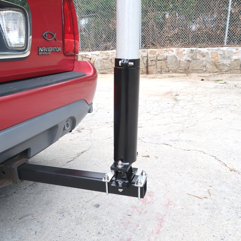 Support Tube installed onto Hitch Bar with Tilt Mechanism Correctly - Max-Gain Systems, Inc.