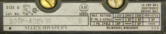 Allen-Bradley 500F-AOD930