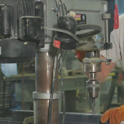 Using a Drill press when Drilling through fiberglass preformed shapes - Max-Gain systems, Inc. 250x250