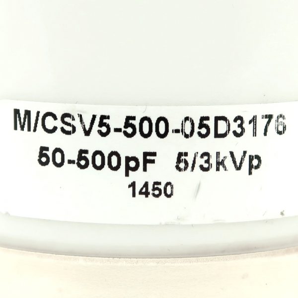 Jennings MCSV5-500-05D3175 Product Label - Max-Gain Systems Inc