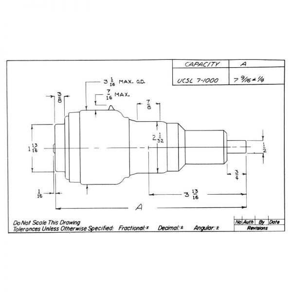 Jennings UCSL-1000-5S drawing - Max-Gain Systems Inc