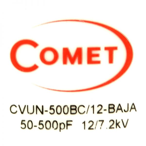 Comet CVUN-500BC12-BAJA Product Label - Max-Gain Systems Inc