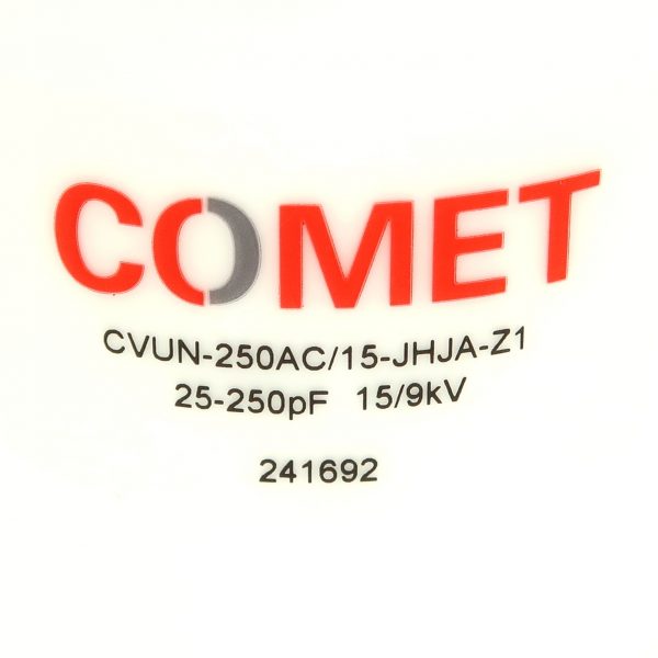Comet CVUN-250AC15-JHJA-Z1 NEW Product Label - Max-Gain Systems, Inc