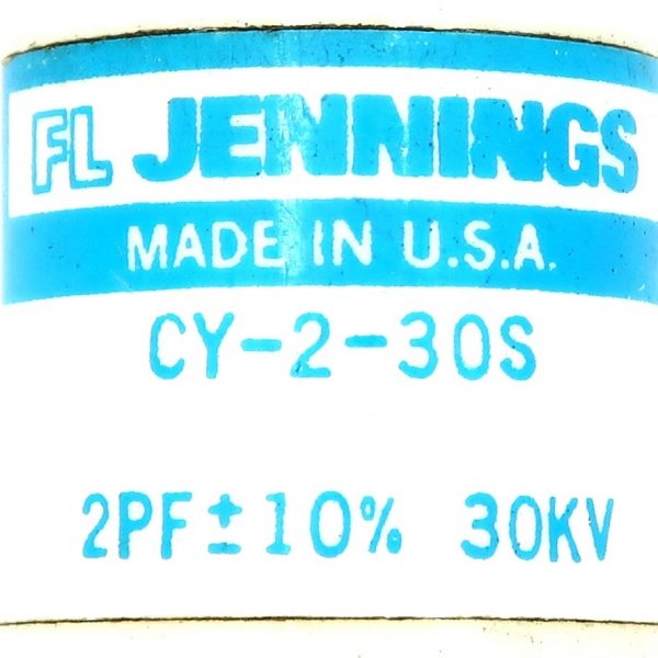 Jennings CY-2-30S Product Label - Max-Gain Systems, Inc