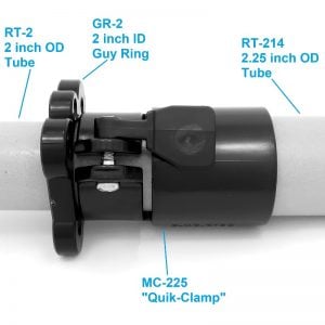 "Quik-Clamp" Flip Lever Telescoping Tube Clamps - Max-Gain Systems