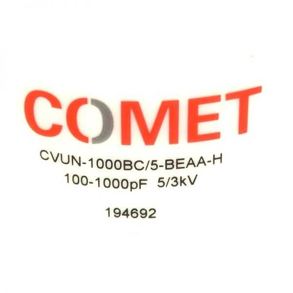Comet CVUN-1000BC 5-BEAA-H LABEL - Max-Gain Systems Inc