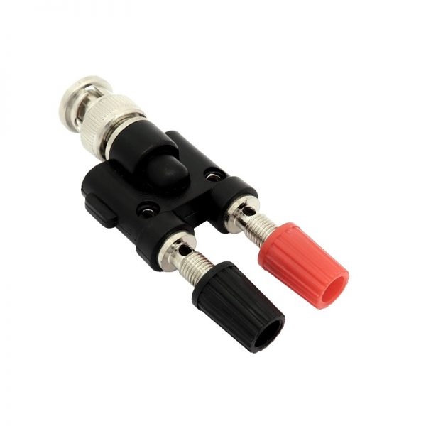 BNC male to Double Banana Jack Adapter 7102 view 2 - Max-Gain Systems, Inc.