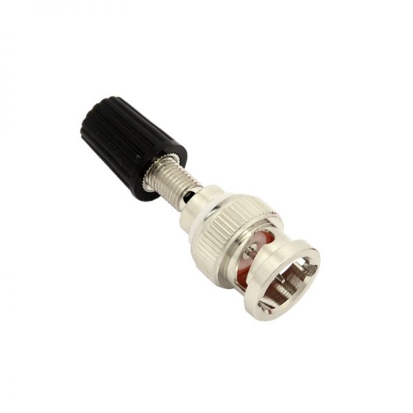 BNC male to Single Binding Post Jack (BLACK) Adapter 7105-B view 2 - Max-Gain Systems, Inc.