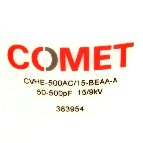 Comet CVHE-500AC 15-BEAA-A LABEL - Max-Gain Systems Inc