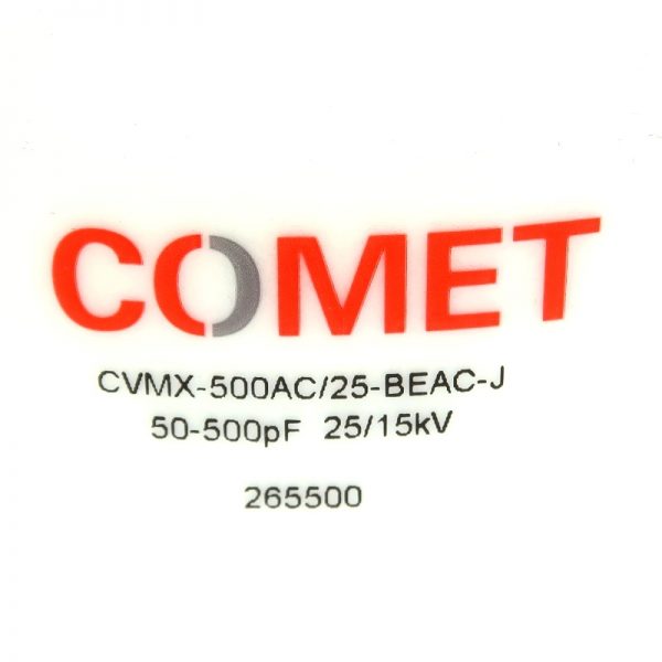Comet CVMX-500AC 25-BEAC-J LABEL - Max-Gain Systems Inc