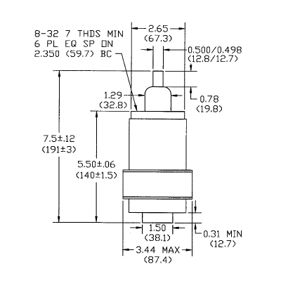 Jennings CVDD-300-15S Variable Vacuum Capacitor - Max-Gain Systems