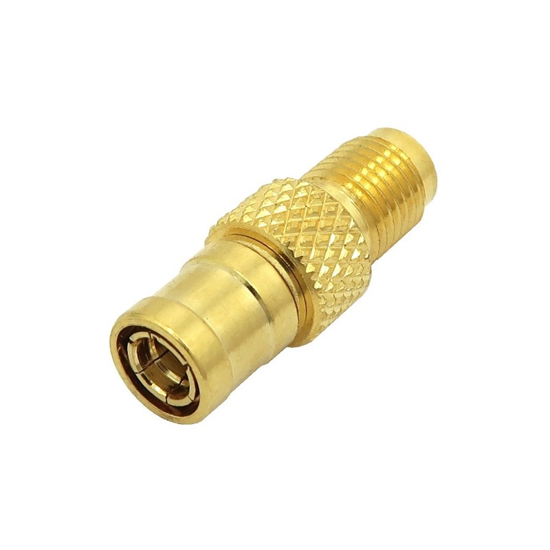 Gold Metal Straight SMA Female to Female Jack RF Adapter Verbinder New 