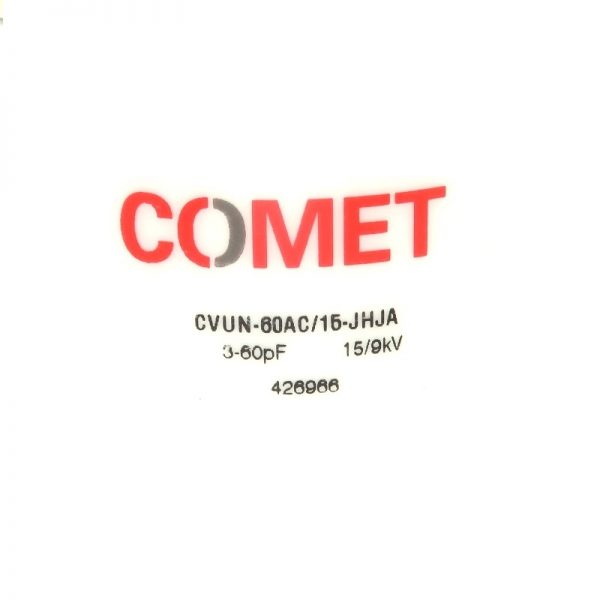 Comet CVUN-60AC 15-JHJA LABEL - Max-Gain Systems, Inc.