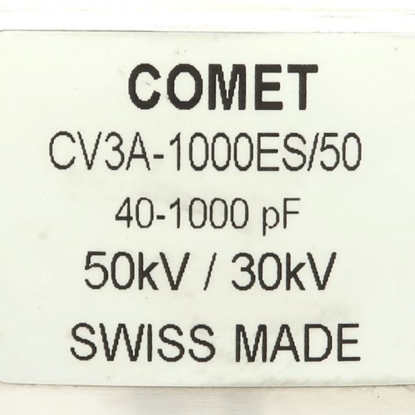 Comet CV3A-1000ES-50 Product Label - Max-Gain Systems Inc