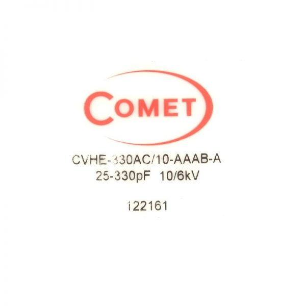 Comet CVHE-330AC 10-AAAB-A Label - Max-Gain Systems, Inc