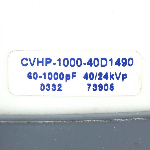 Jennings CVHP-1000-40D1490 Product Label - Max-Gain Systems Inc