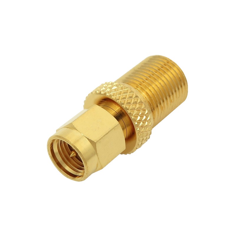 Uxcell F Type Female Jack To SMA Female Straight Adapter – RF Connector Converter, 712662094050