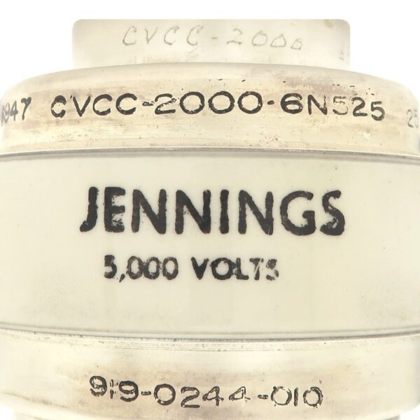 Jennings CVCC-2000-6N525 Label - Max-Gain Systems, Inc