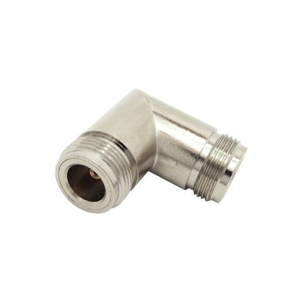 Type N female to Type N female Right Angle Adapter 7338-RA 800x800 - Max-Gain Systems, Inc.