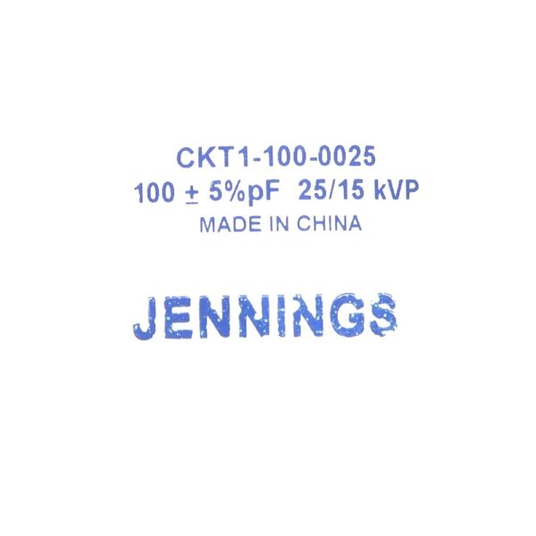 Jennings CKT1-100-0025 Label - Max-Gain Systems, Inc.