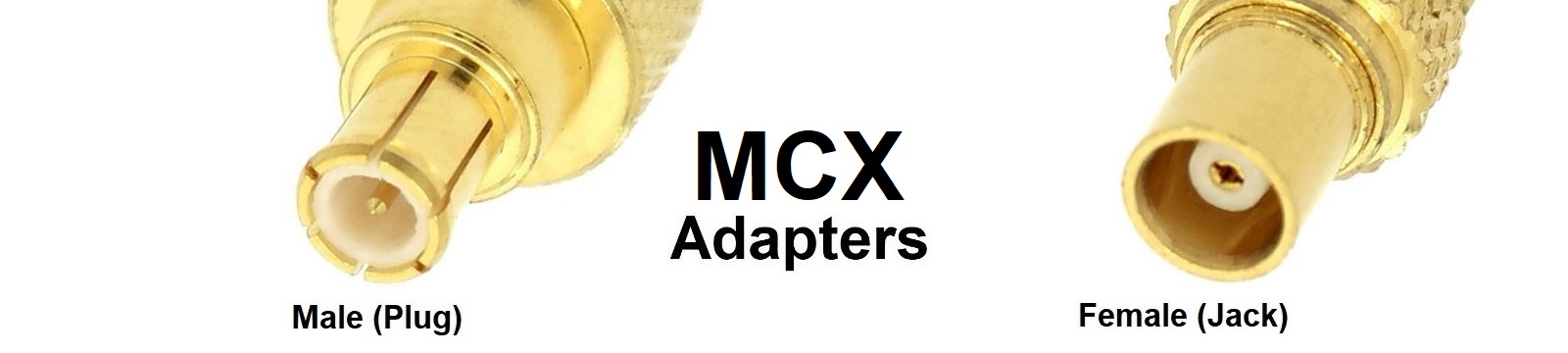 MCX Adapters Category Banner - Max-Gain Systems, Inc.