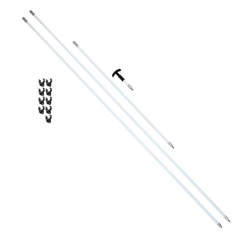 DIY Shallow Water Anchor Part Kits - predator-16-foot / 1-inch-od / white /  modular / yes
