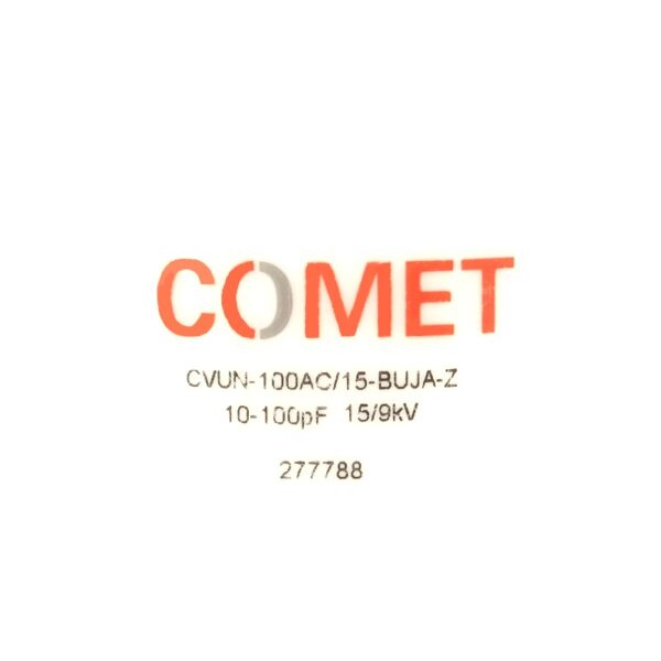 Comet CVUN-100AC15-BUJA-Z Label - Max-Gain Systems Inc