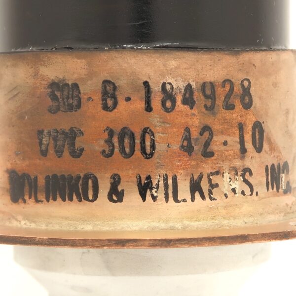 Dolinko & Wilkens VVC-300-42-10 FLANGE Label - Max-Gain Systems Inc