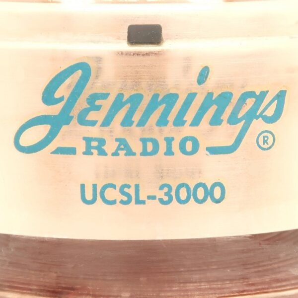 Jennings UCSL-3000 Label - Max-Gain Systems Inc