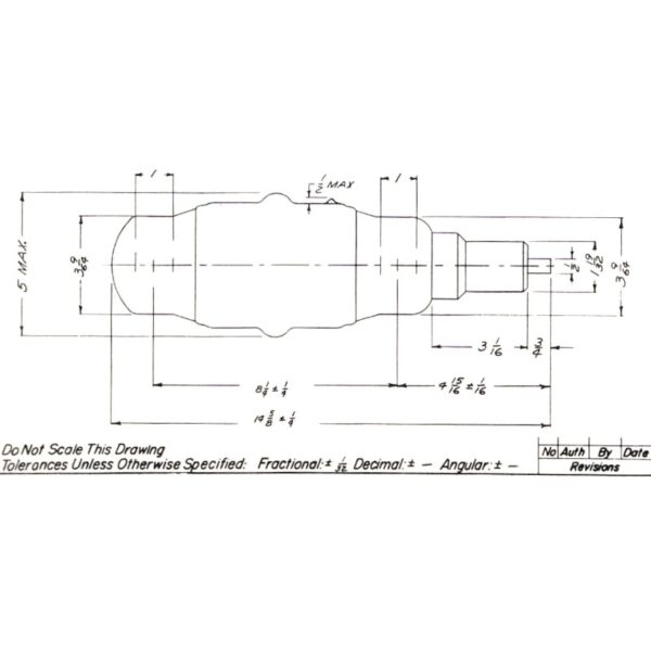 Jennings UXH-150-35S Catalog Drawing - Max-Gain Systems, Inc.