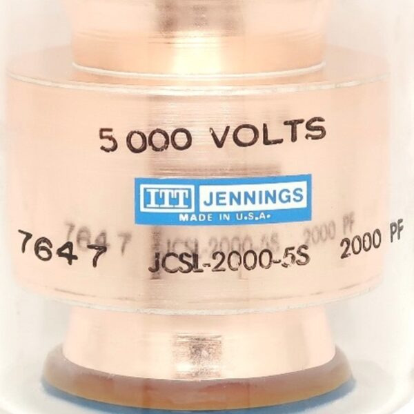 Jennings JCSL-2000-5S Label - Max-Gain Systems, Inc.